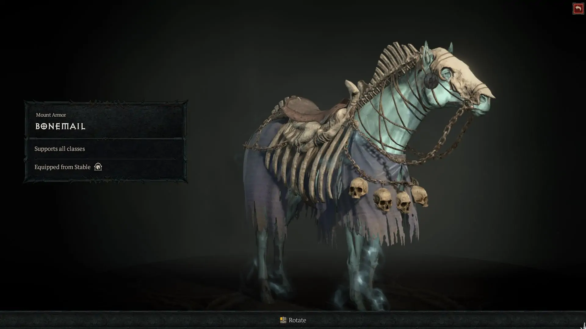 Diablo 4 Mount Armors Microtransaction Boutique Bonemail
