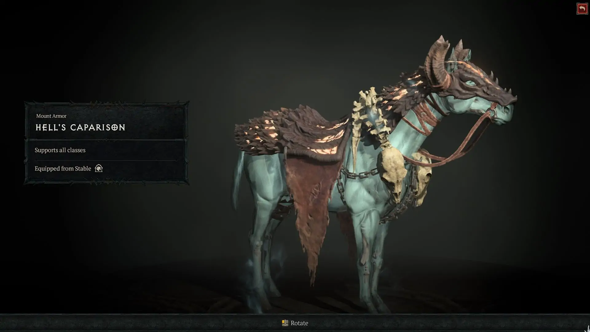 Diablo 4 Mount Armors Microtransaction Shop Hells Caparison
