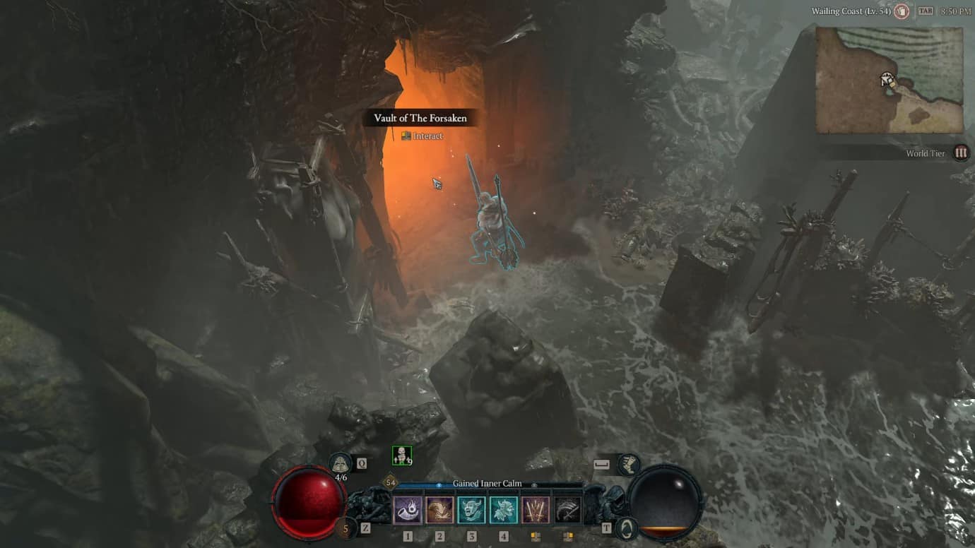 Donjon de la voûte des abandonnés - Diablo 4