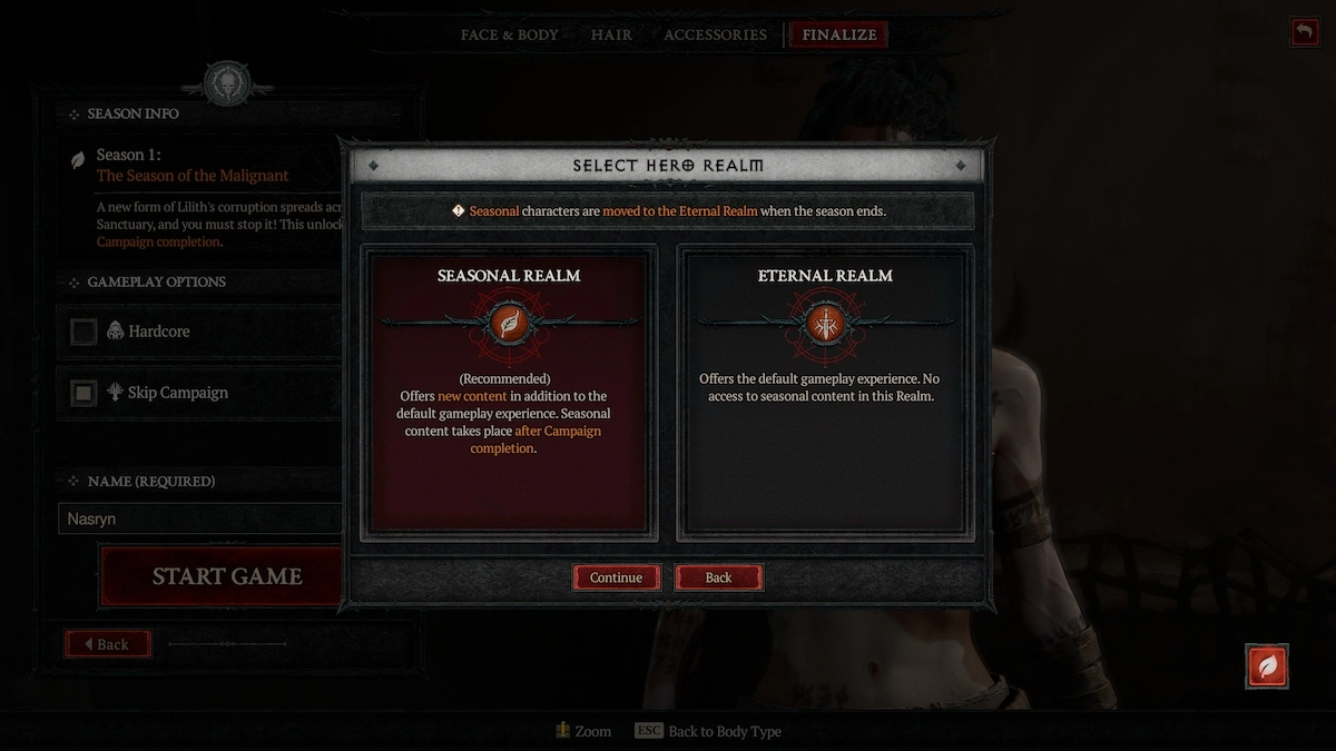 Diablo 4 Ce qui se passe entre la saison des personnages