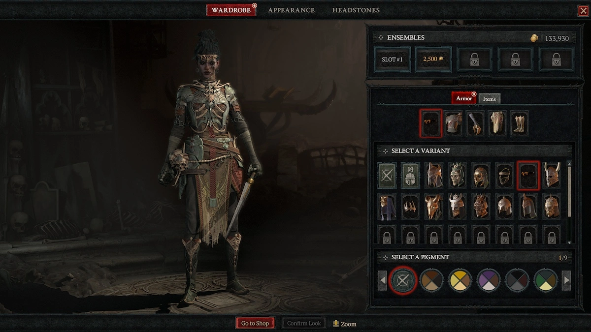 Diablo 4 Ce qui se transmet entre les personnages Transmogrification de garde-robe