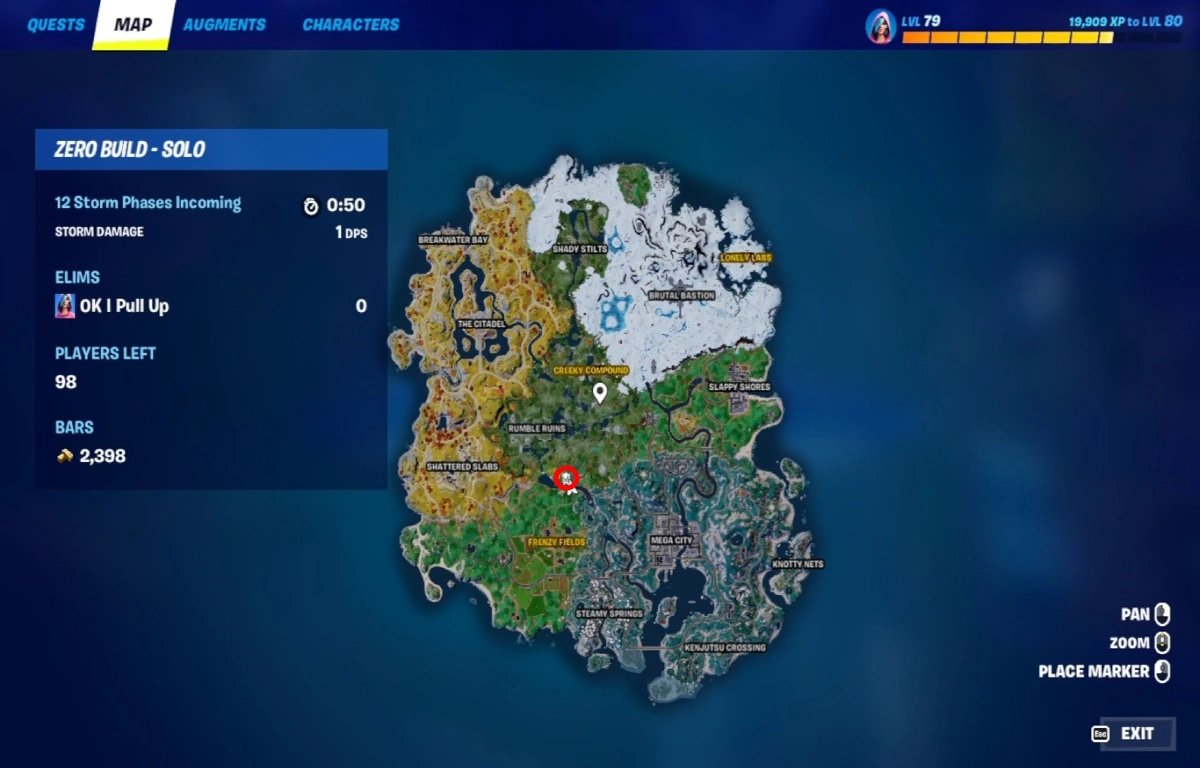Comment retourner un véhicule dans Fortnite