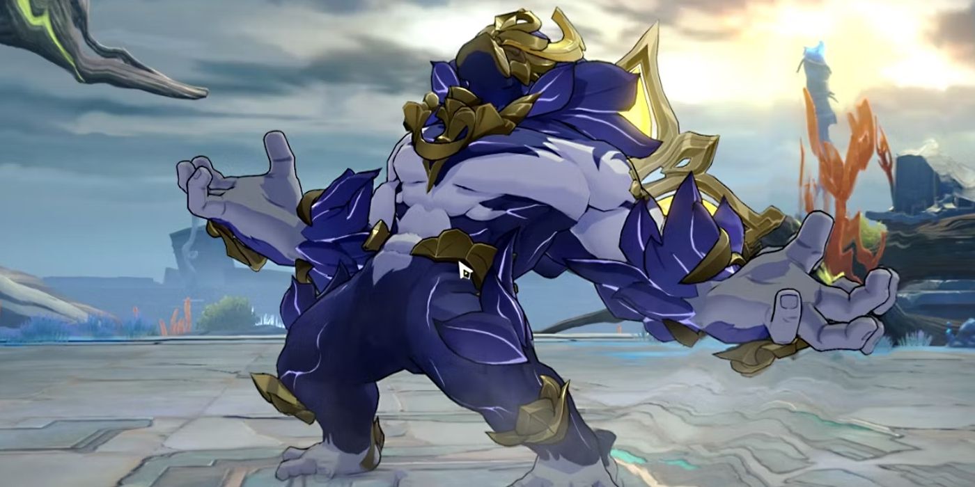 Une capture d'écran dans le jeu du singe maléfique rugissant alors qu'il utilise Fiery Majesty dans Honkai Star Rail.