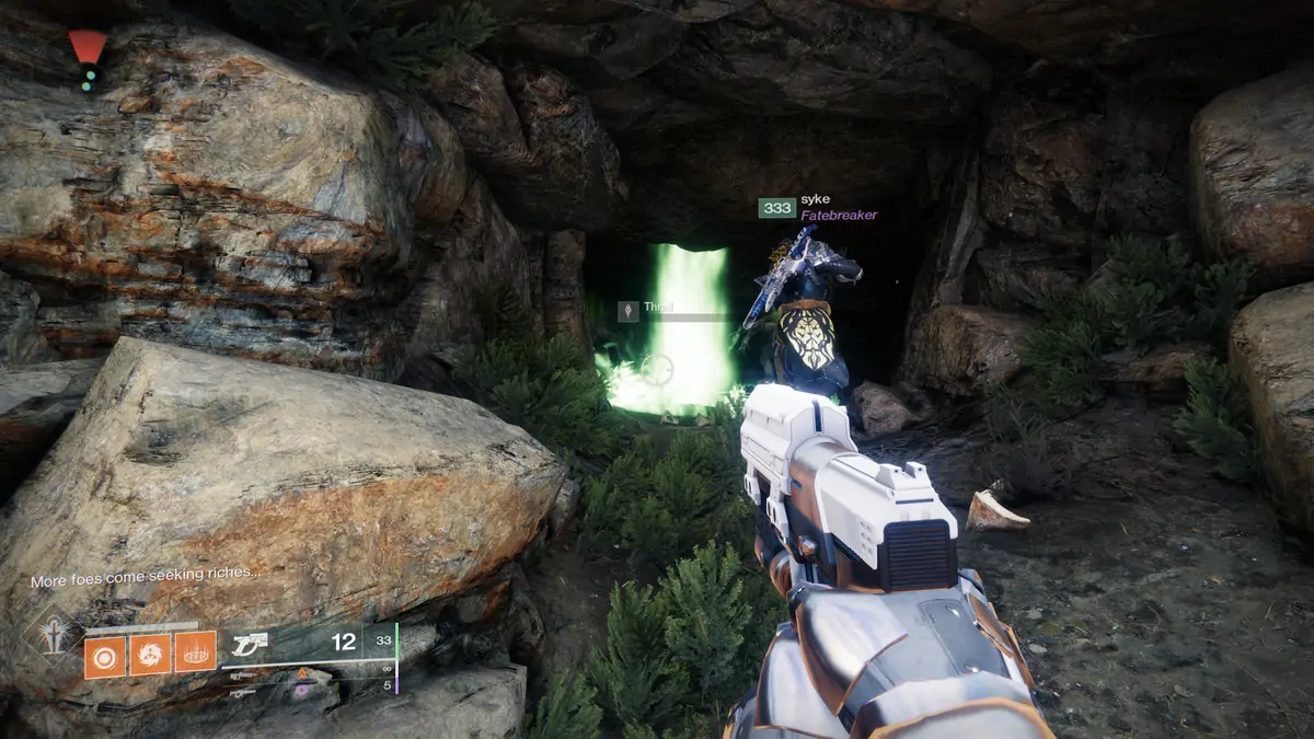 Grotte de butin de Destiny 2 Grasp of Avarice