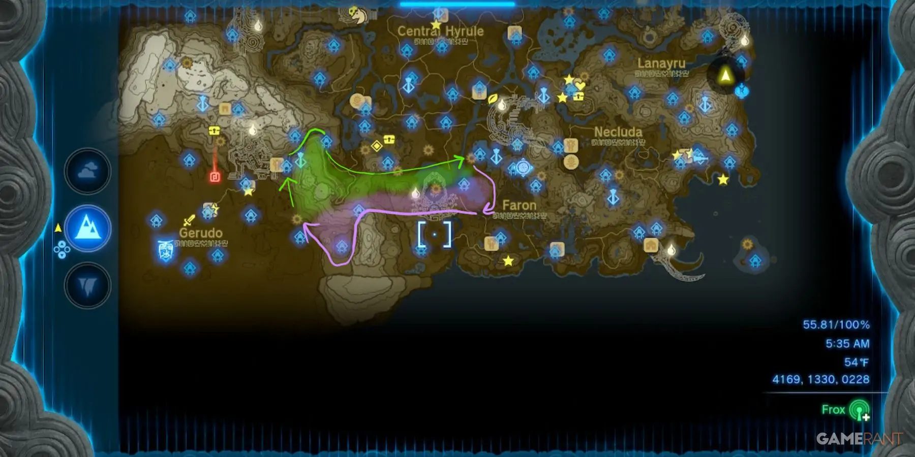 chemin de loz totk farosh