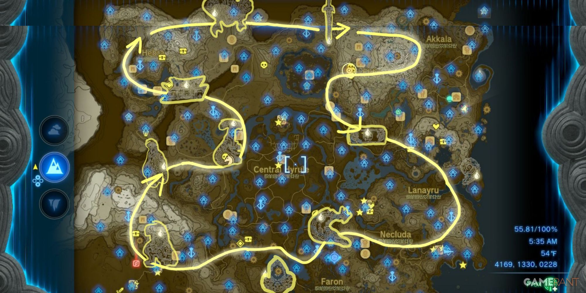 chemin du dragon léger loz totk