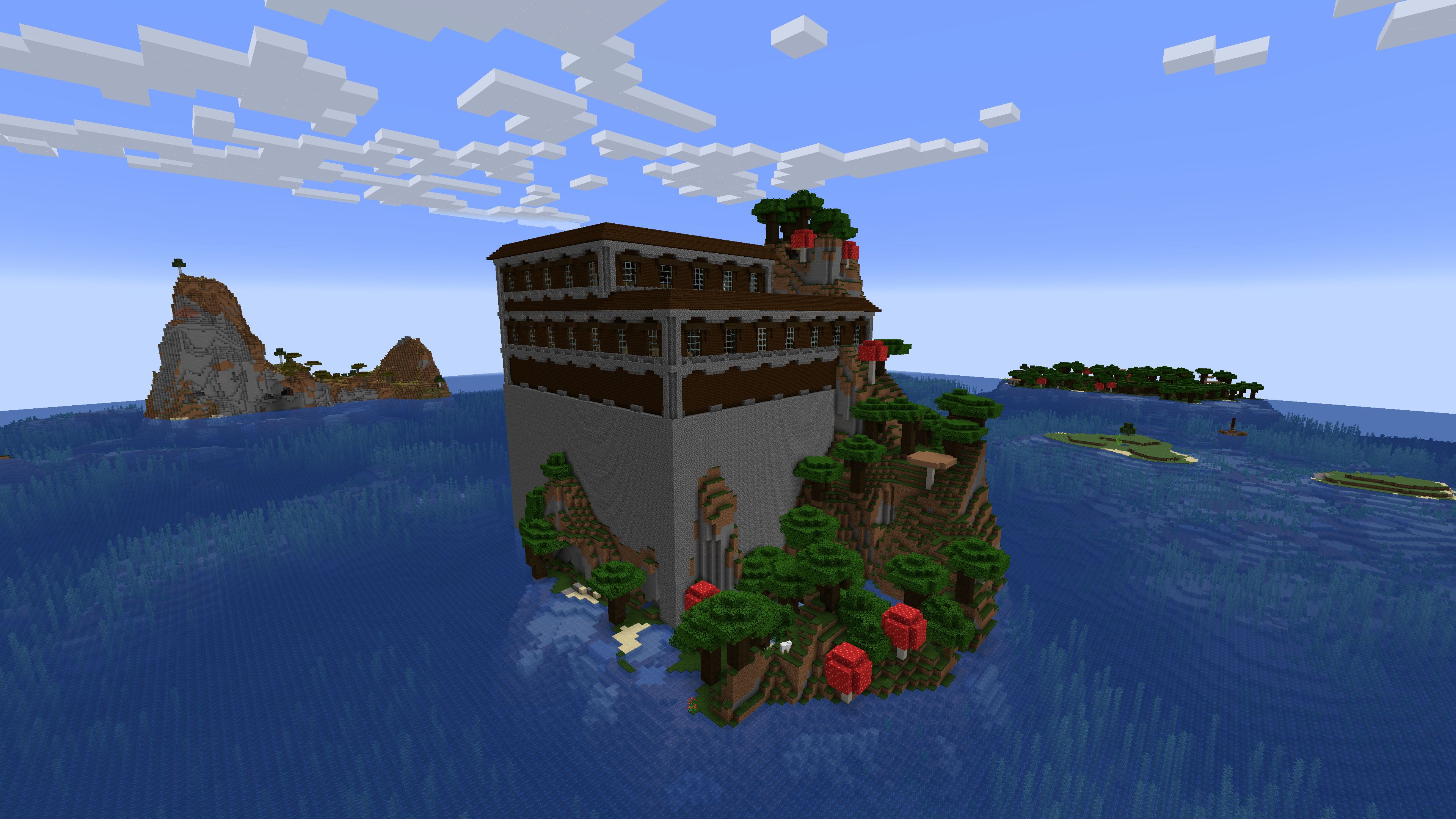 Graine de Minecraft 1.20 avec Woodland Mansion Island