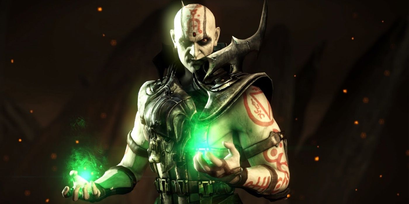 Quan Chi utilisant ses pouvoirs dans Mortal Kombat