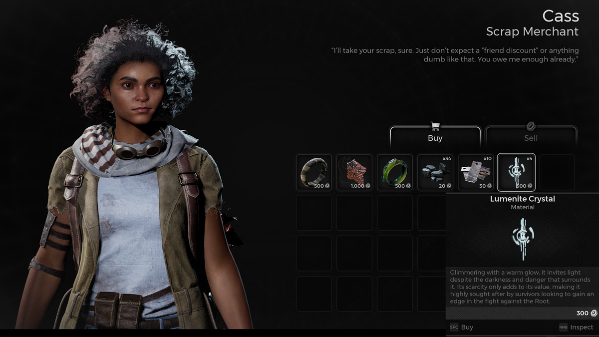 Remnant 2 Cristal Lumenite Cass