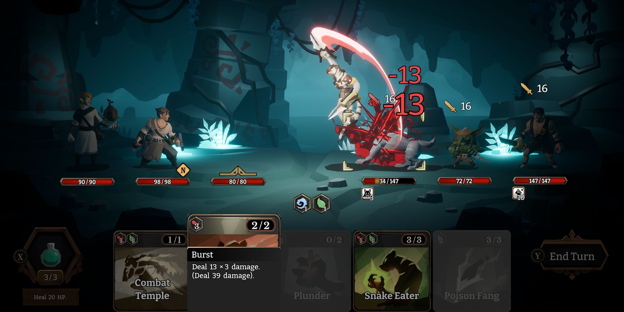 Combat et attaque de l'équipe Sea Horizon Review