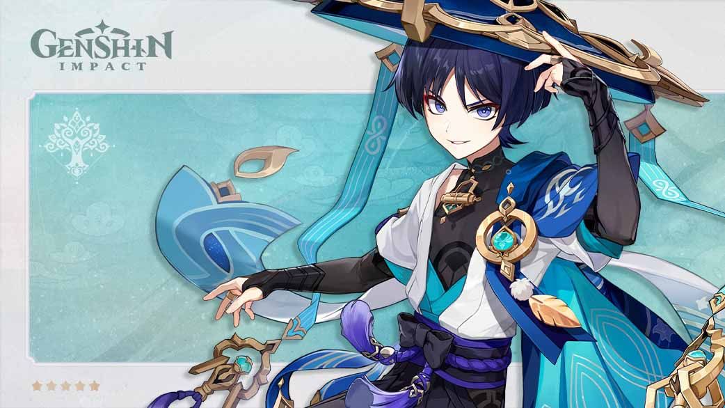 Fond d'écran officiel Wanderer de Genshin Impact