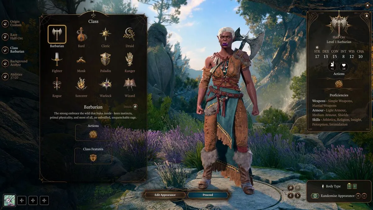 Baldur's Gate 3 : Meilleure sous-classes barbares