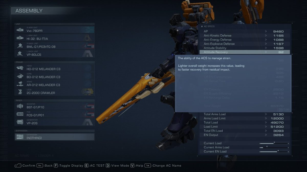 Que signifie l'anomalie ACS dans Armored Core 6 ?