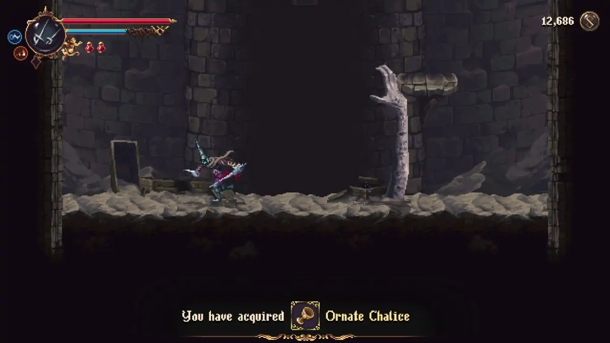 Tous les emplacements de calices ornés dans Blasphemous 2 Calice 2