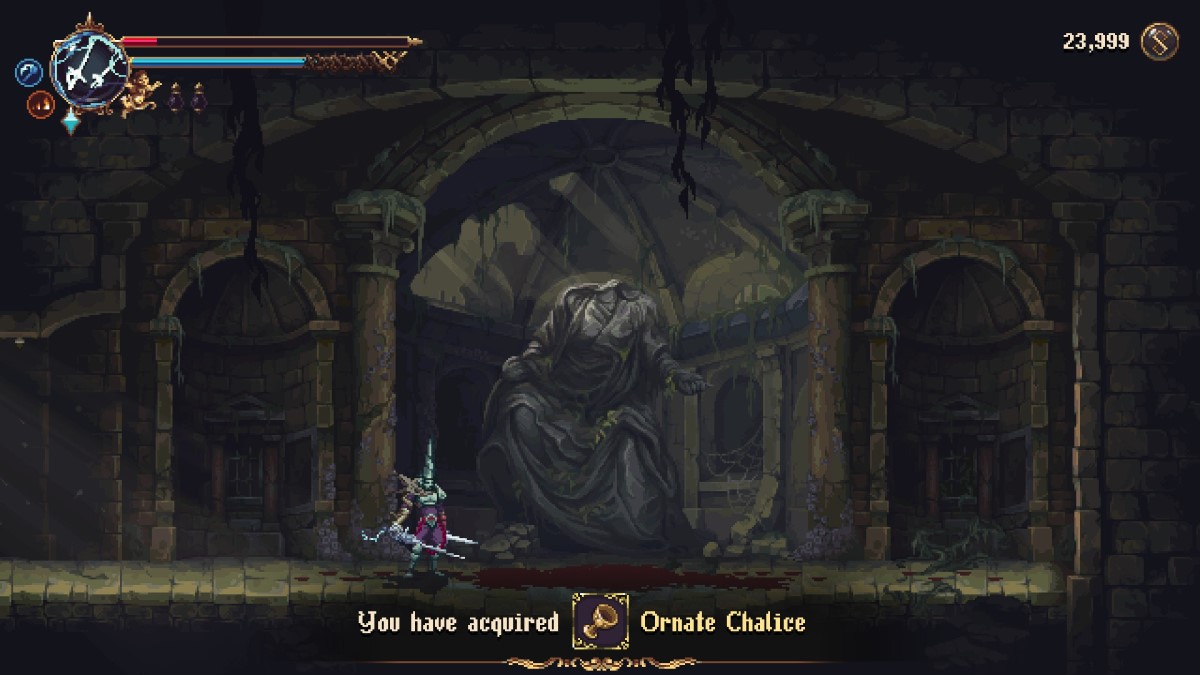 Tous les emplacements de calices ornés dans Blasphemous 2 Calice 4