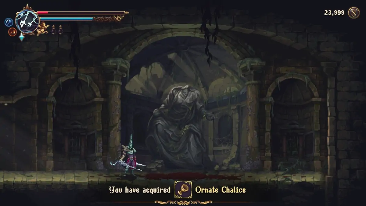 Tous les emplacements de calices ornés dans Blasphemous 2 Calice 4
