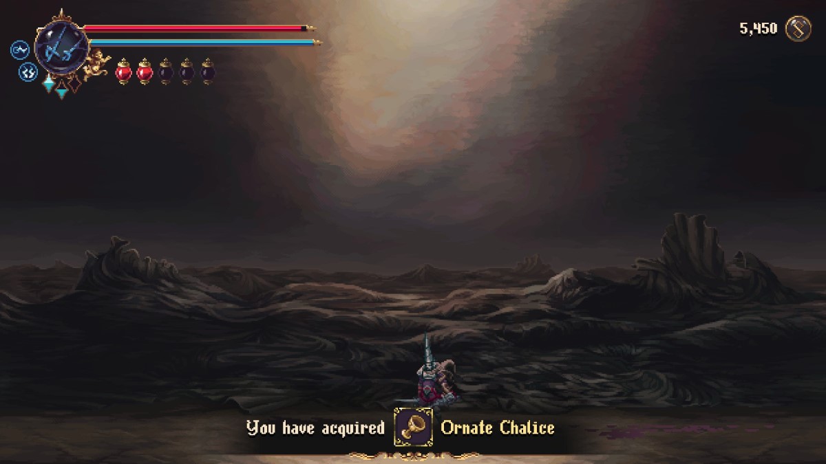 Tous les emplacements de calices ornés dans Blasphemous 2 Calice 5