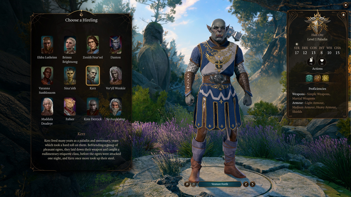 Baldurs Gate 3 mercenaires