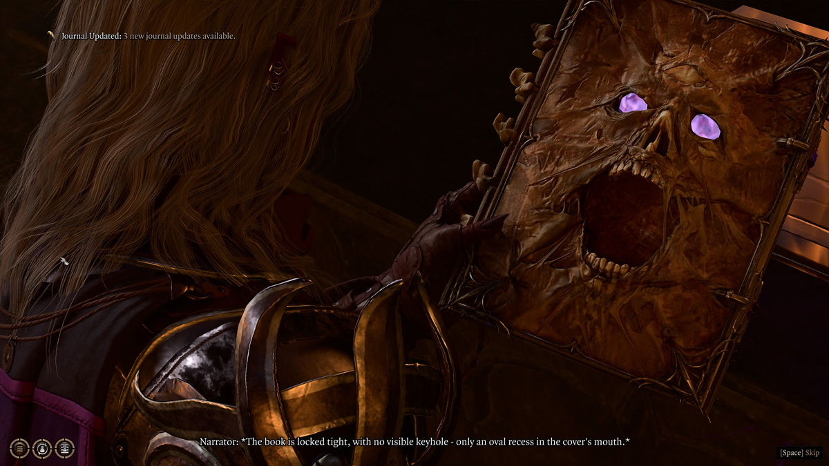 Baldur's Gate 3 Rechercher dans le livre de la cave