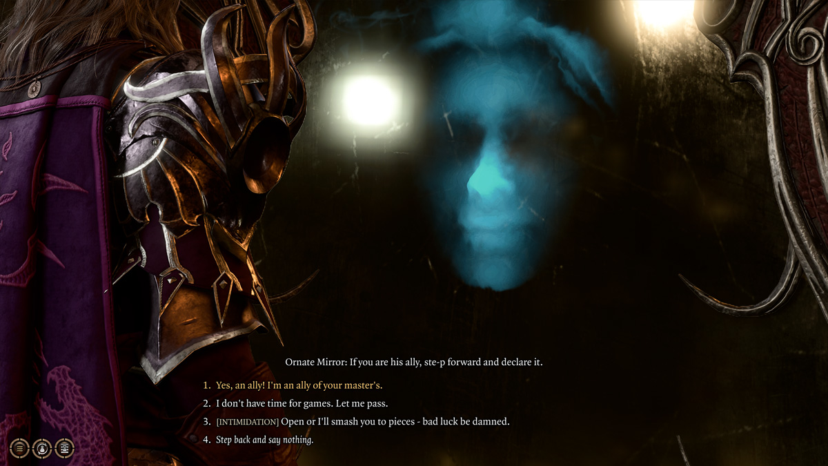 Baldur's Gate 3 Rechercher le miroir orné de la cave