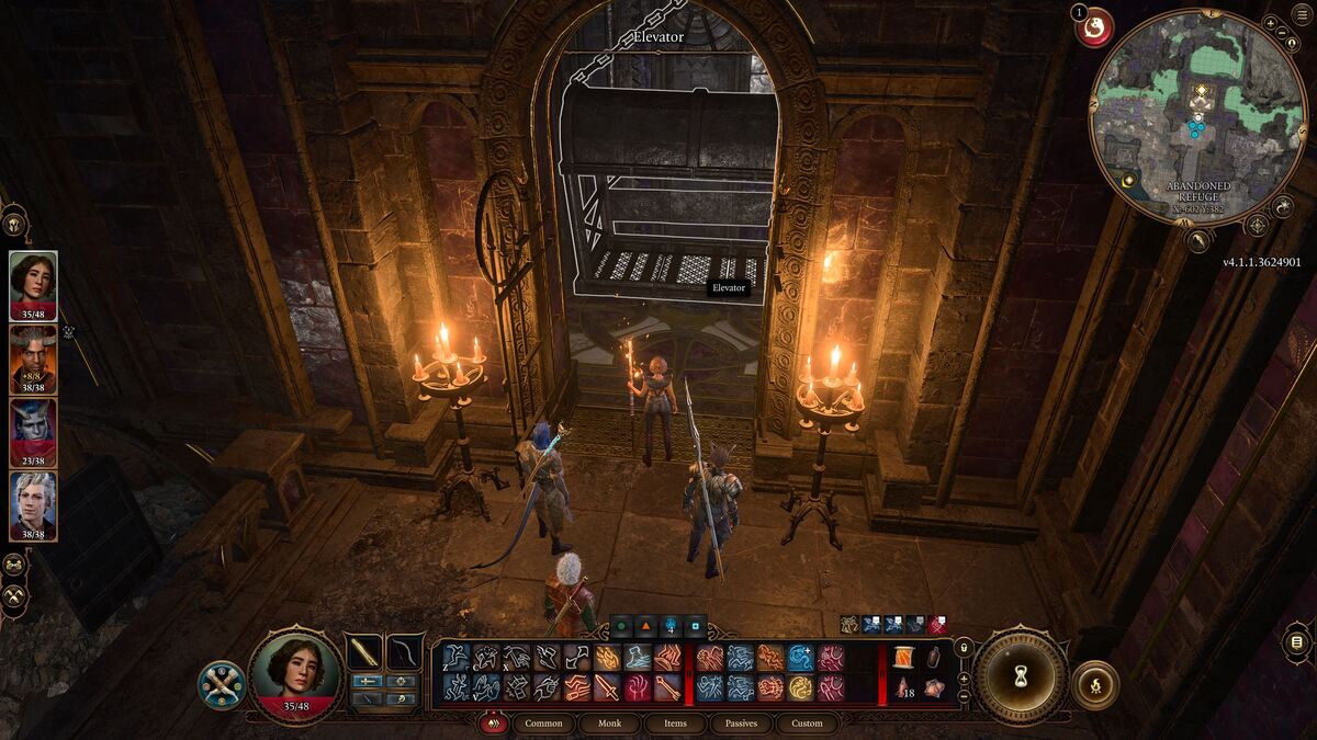 Baldur's Gate 3 Utilisez l'ascenseur pour terminer l'acte 1