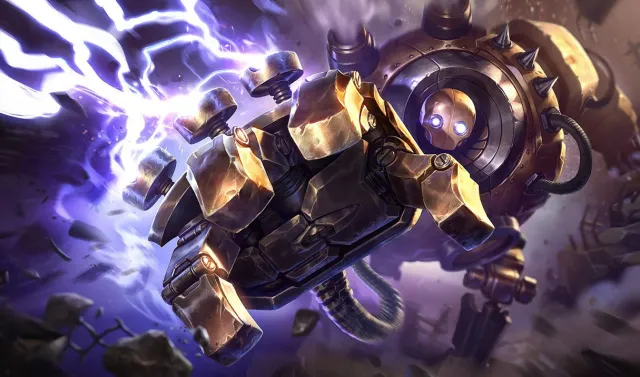 Blitzcrank s'adresse directement à la caméra dans League of Legends