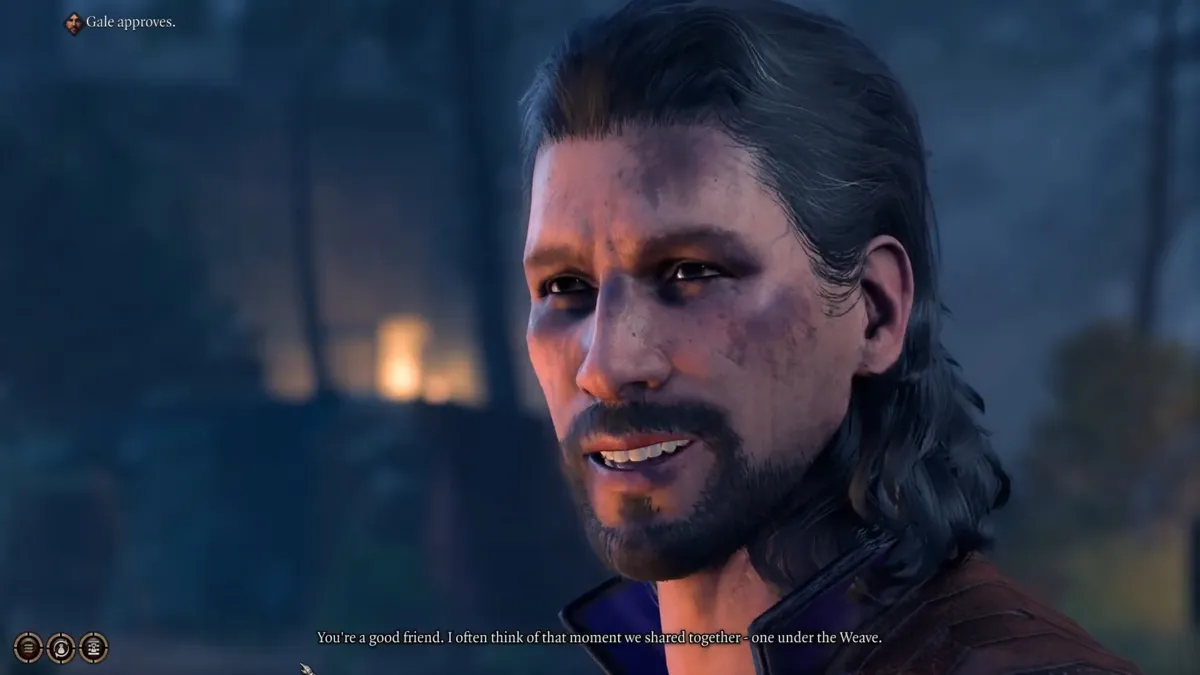 Conversation avec Gale Baldur's Gate 3