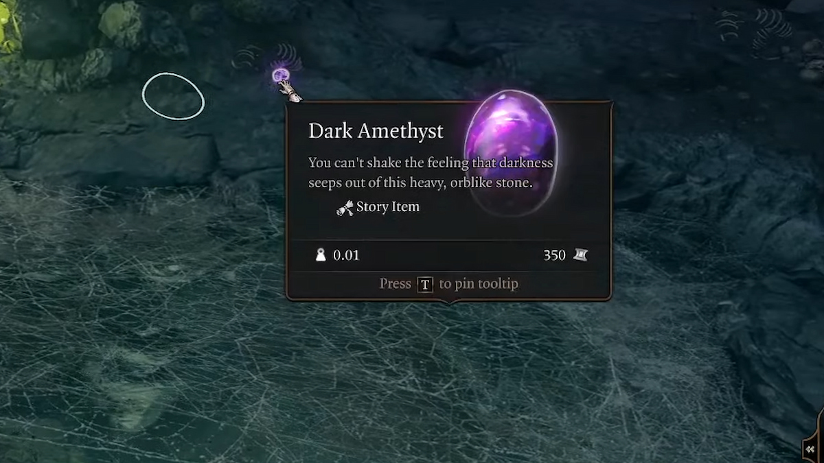 Améthyste sombre Baldur's Gate 3