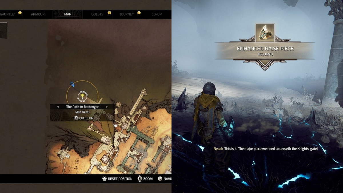 Amélioration de l'emplacement de la pièce de relance Atlas Fallen