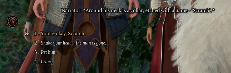 Comment obtenir un chien de compagnie dans Baldur's Gate 3 - Toutes les options pour le convaincre que son maître est mort.