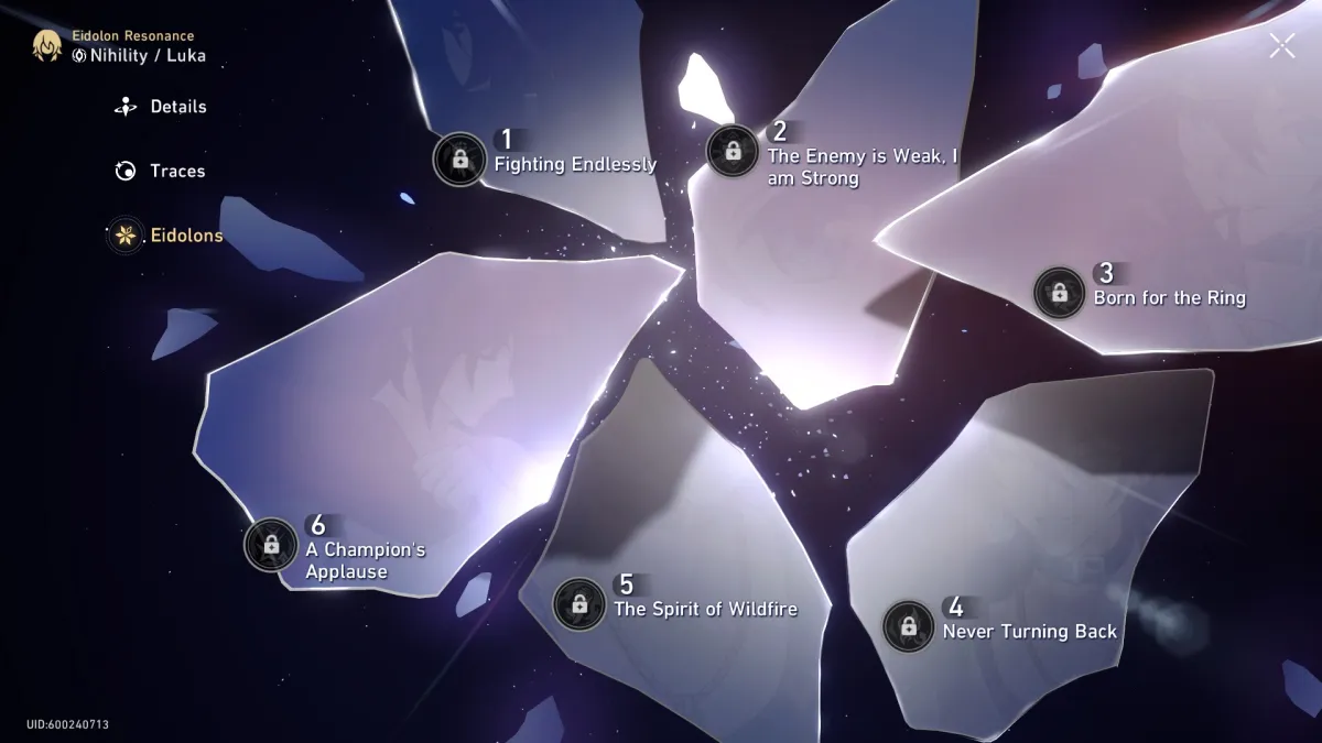 Meilleure construction de Luka Honkai Star Rail