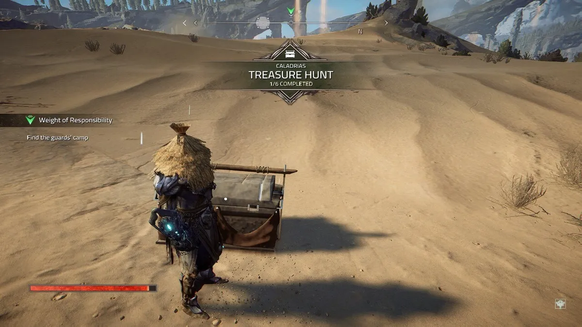 Chasse au trésor Atlas tombé