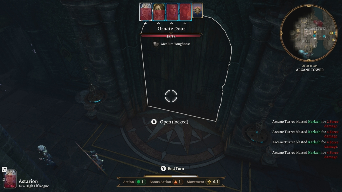 Baldurs Gate 3 Porte ornée de la tour des arcanes