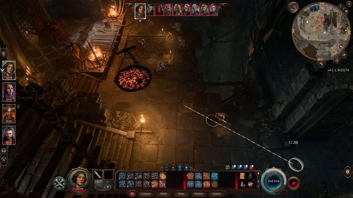 Baldurs Gate 3 Combat en fuite