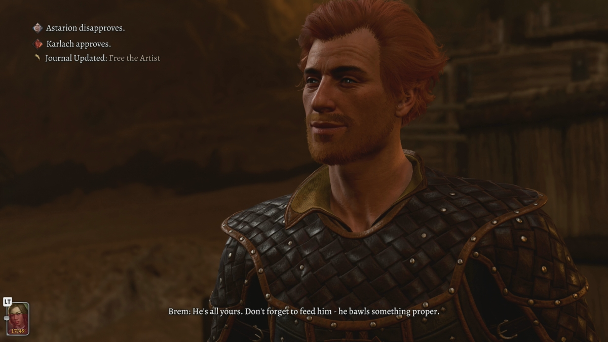 Baldurs Gate 3 Oskar Fevras acheté à Brem