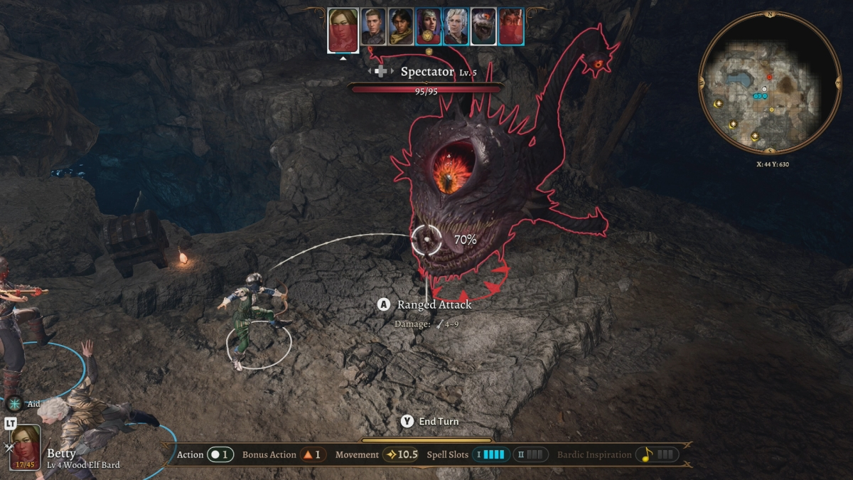 Bataille de spectateurs de Baldurs Gate 3 après l'ouverture du coffre