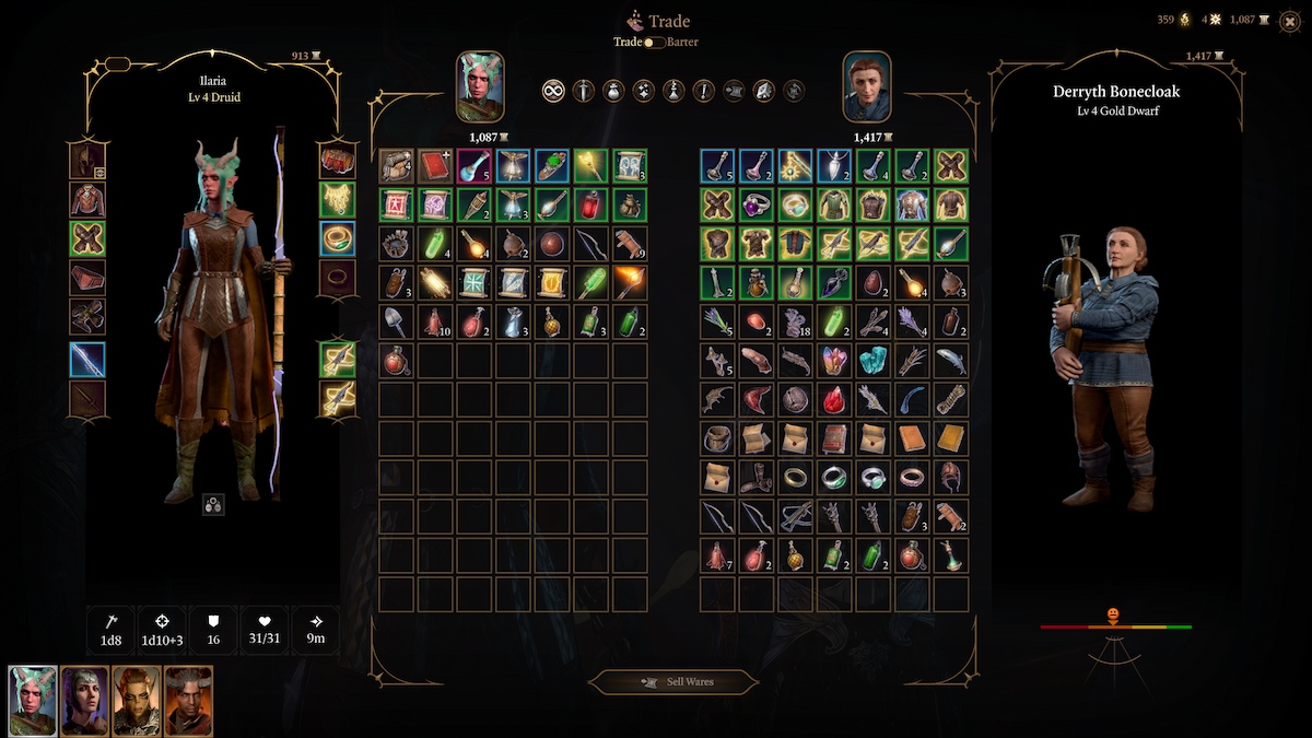 Baldurs Gate 3 Commerce Vs Troc Expliqué