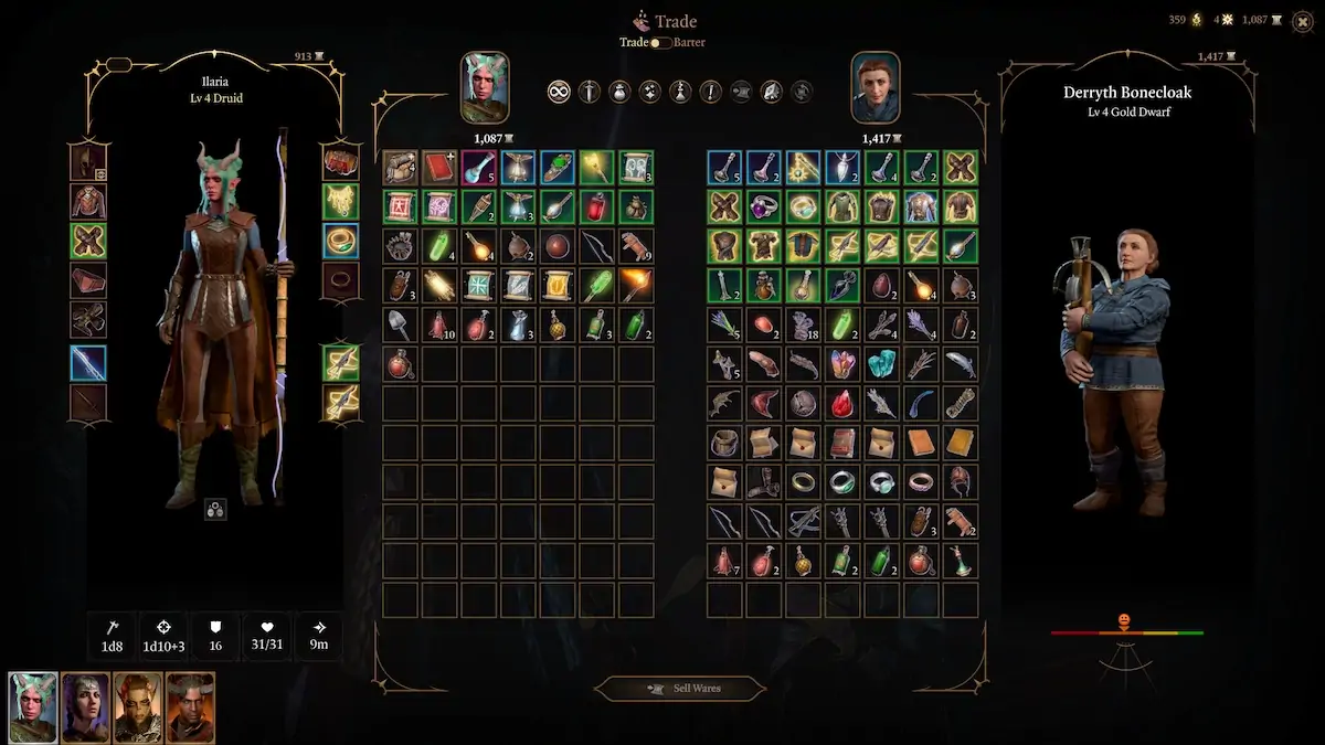 Baldurs Gate 3 Commerce Vs Troc Expliqué