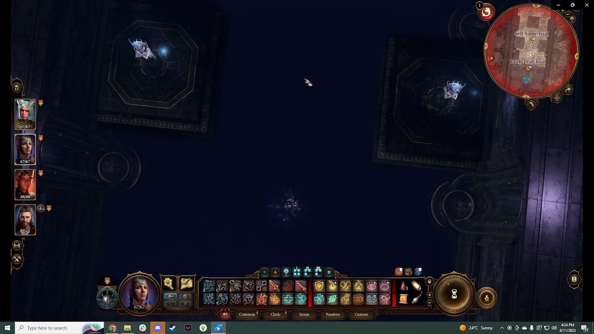 Comment passer le procès Faith Leap à Baldurs Gate 3 en marchant