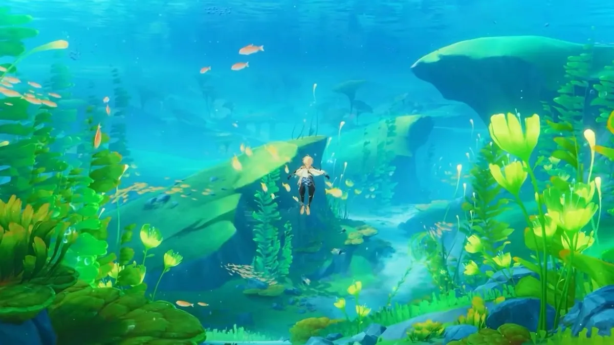 Genshin Impact : Comment nager sous l'eau