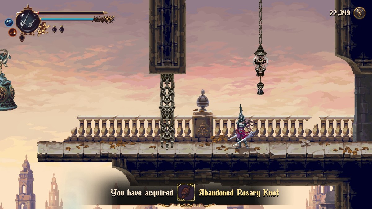 Comment débloquer tous les emplacements de perles de chapelet dans Blasphemous 2 Ark 2