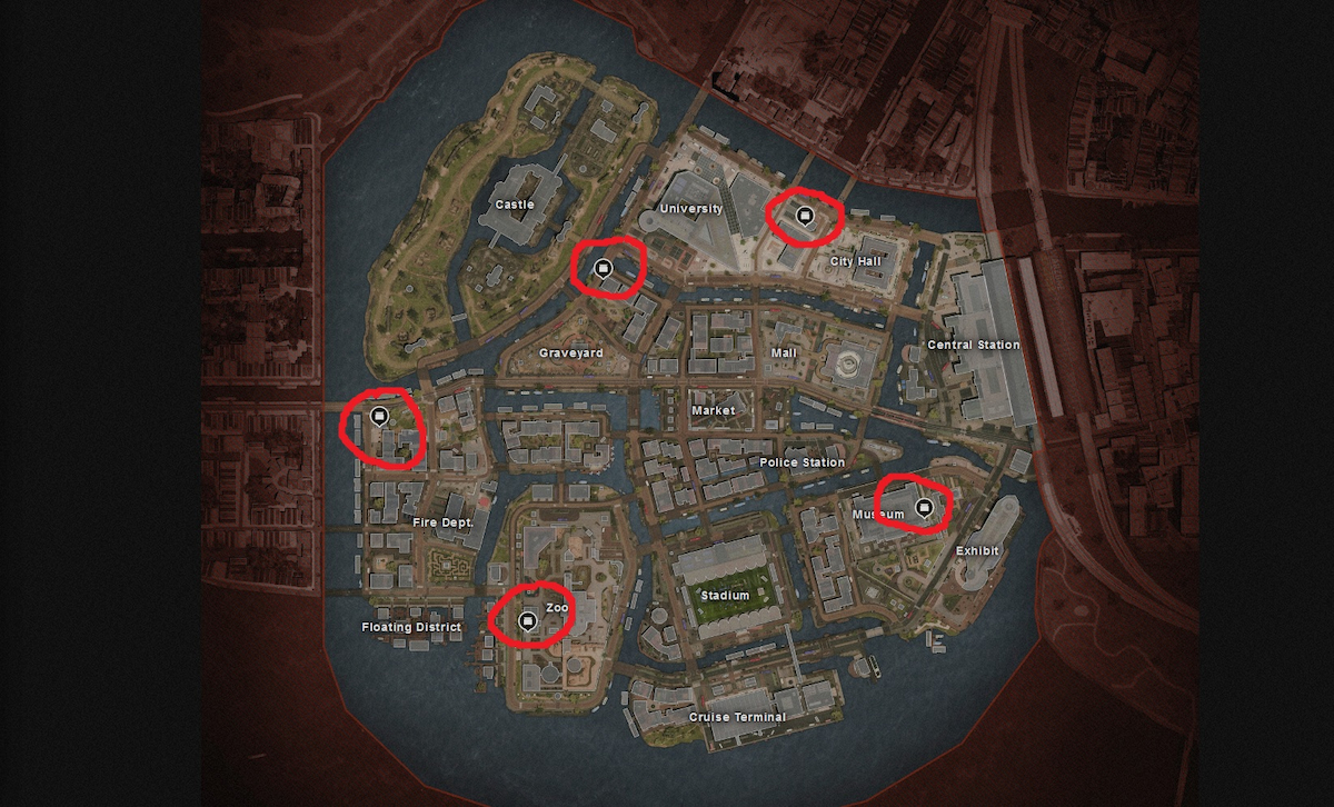 Warzone 2 Dmz Dead Drop Emplacements mis en évidence (1)