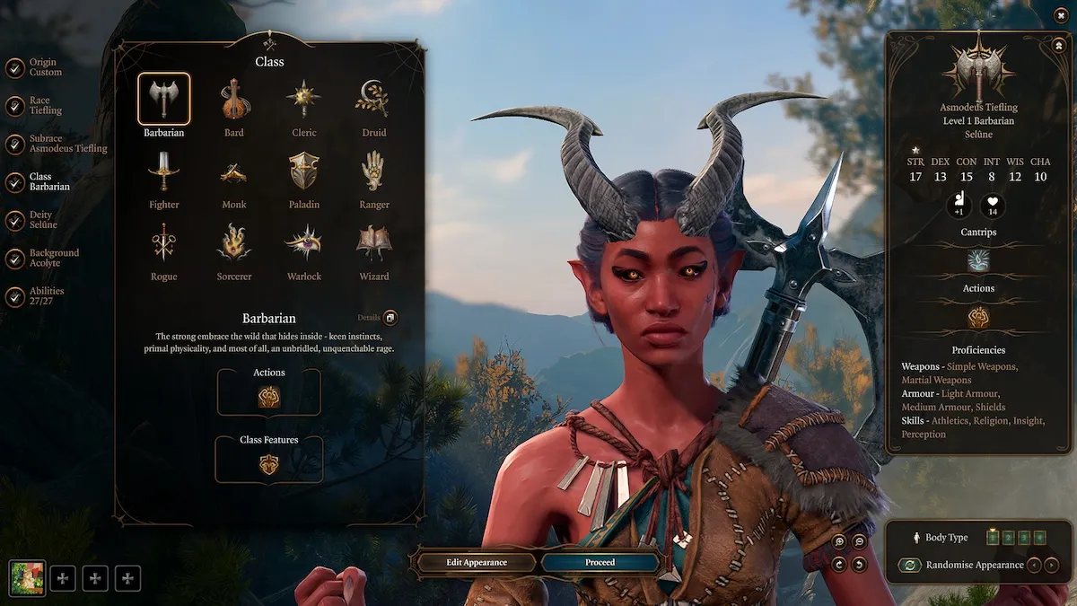 Quelle classe devriez-vous choisir dans Baldurs Gate 3 Barbarian