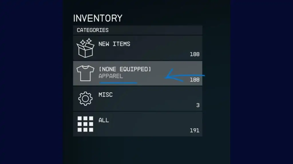 ALL Clothes I Helmet I Backpack Items