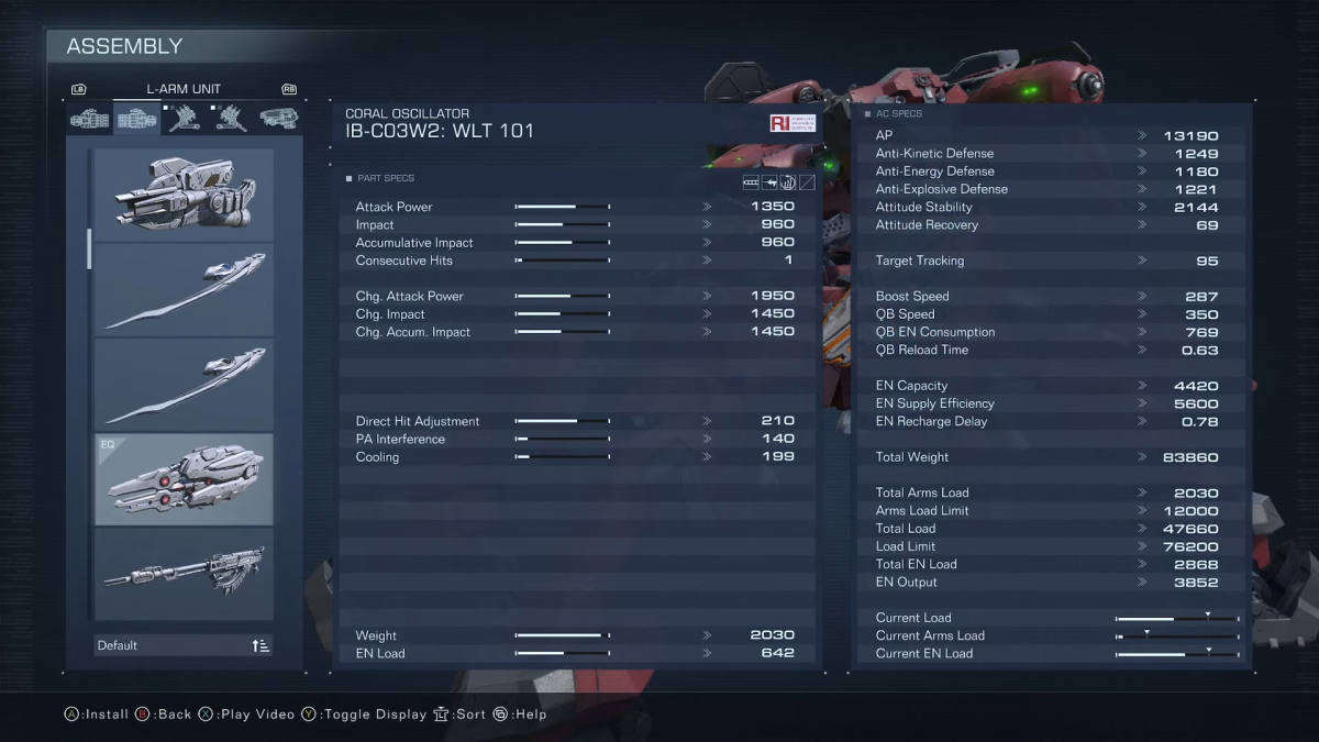 X meilleures armes de mêlée dans Armored Core 6