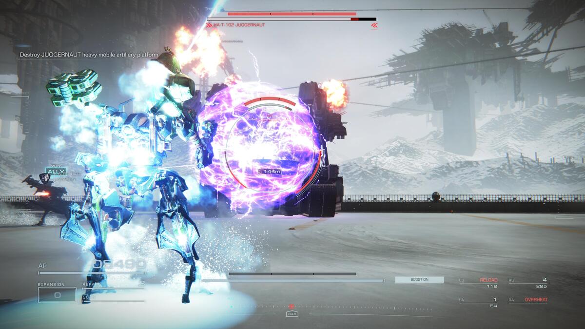 Armored Core 6 Juggernaut Meilleure stratégie