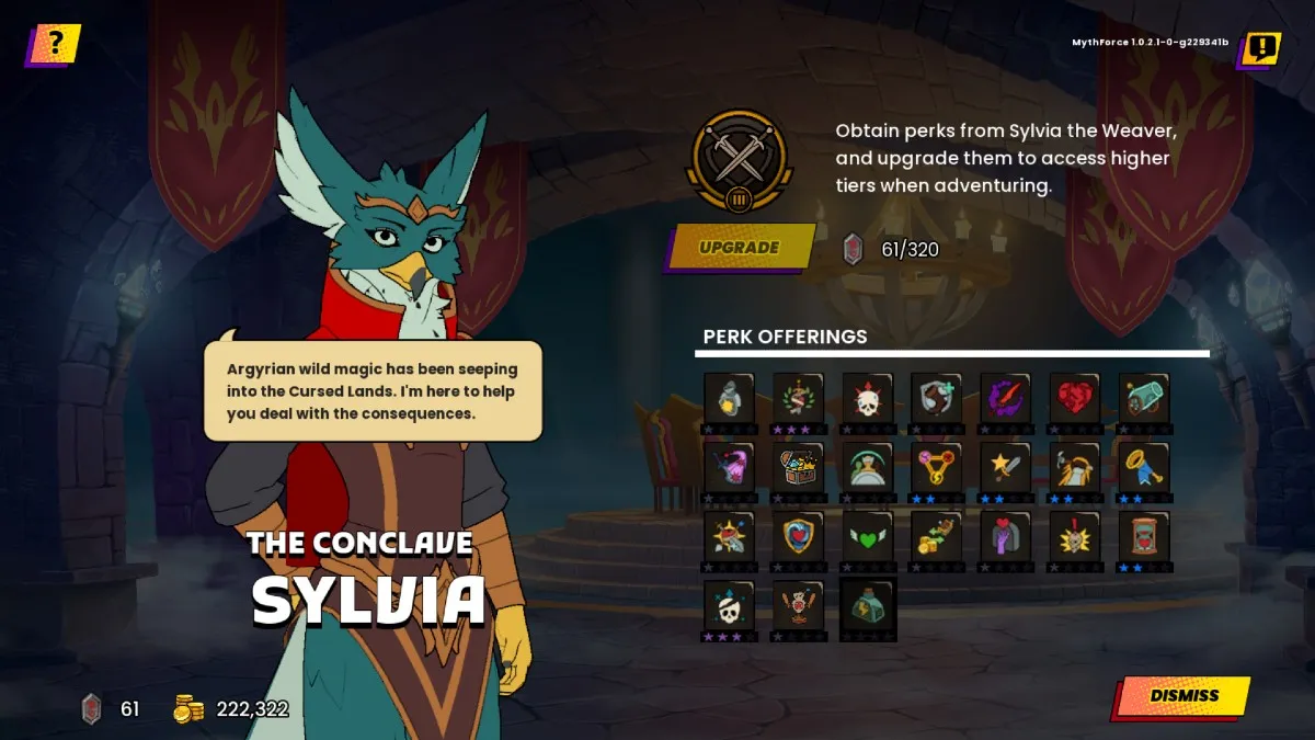 Avantages du Conclave Mythforce