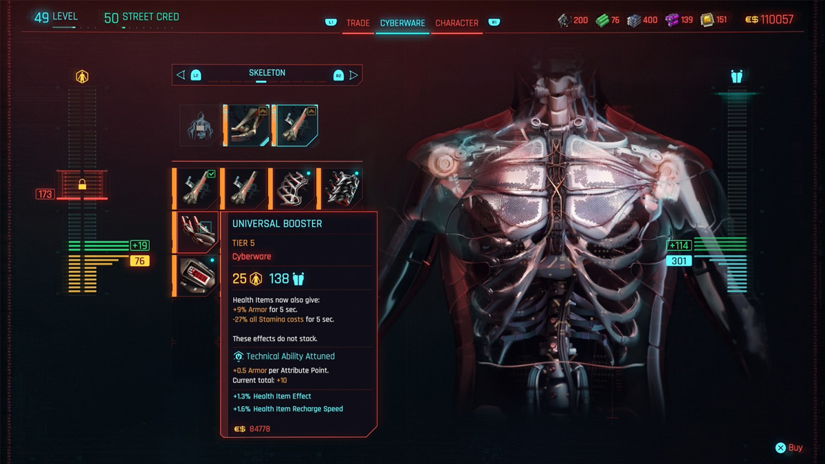 Cyberpunk 2077 Armure 1