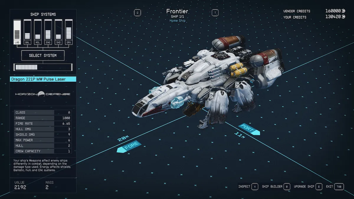 Starfield : Comment ajouter des modules qui dépassent la classe du réacteur ?