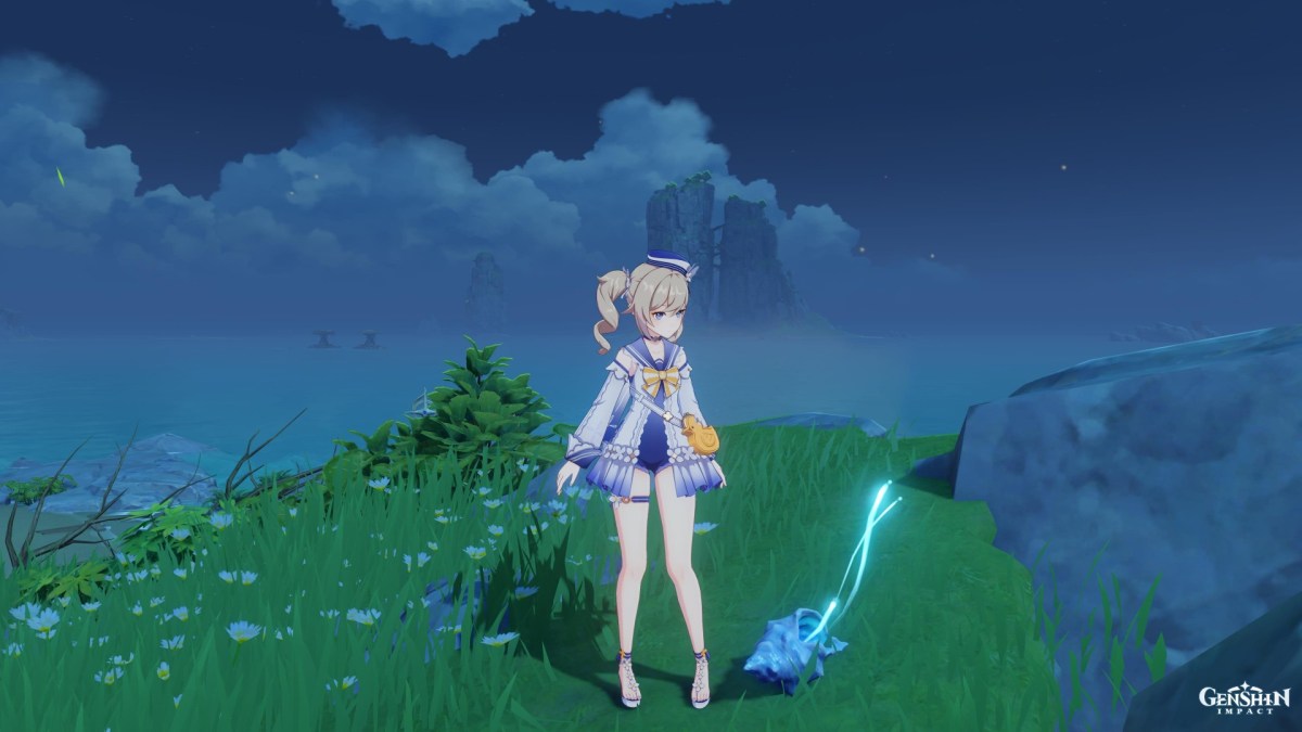 Genshin Impact  32 Emplacements de conques en écho Echoing Tales Act 3 Barbara Maillot de bain 2